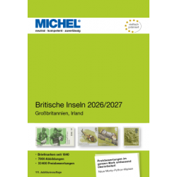 Catalogue de cotation Michel timbres des Îles Britanniques 2026-2027.