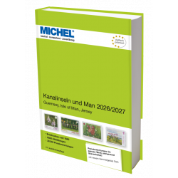 Catalogue de cotation Michel timbres des Îles Anglo-Normandes et Man 2026-2027.
