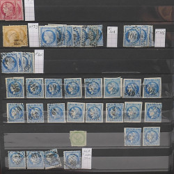 Lot de timbres de France 1849-1903 neufs et oblitérés en un album.