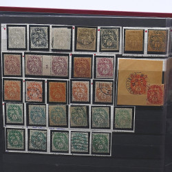 Lot de timbres de France 1849-1903 neufs et oblitérés en un album.