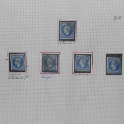 Lot de timbres de France 1849-1903 neufs et oblitérés en un album.