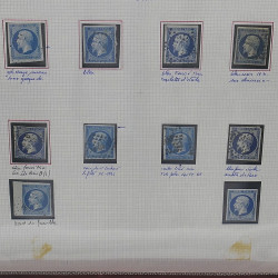 Lot de timbres de France 1849-1903 neufs et oblitérés en un album.