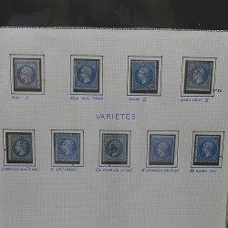 Lot de timbres de France 1849-1903 neufs et oblitérés en un album.