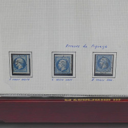 Lot de timbres de France 1849-1903 neufs et oblitérés en un album.
