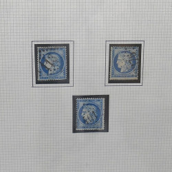 Lot de timbres de France 1849-1903 neufs et oblitérés en un album.
