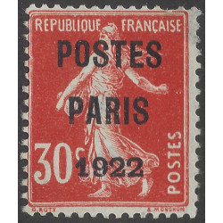 Timbre préoblitéré de France type Semeuse N°32 neuf(*).