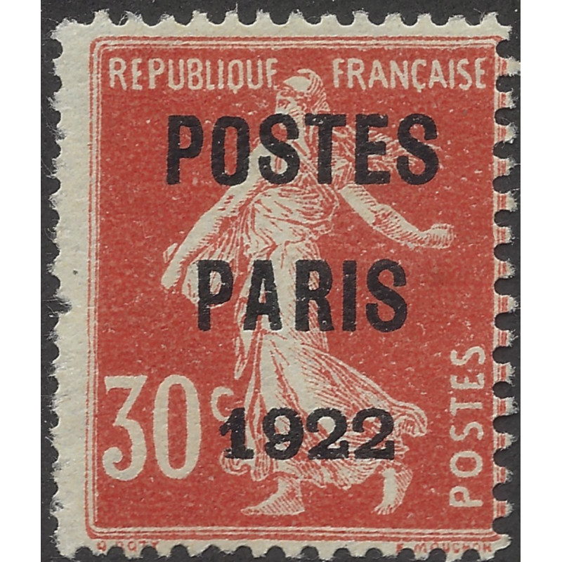 Timbre préoblitéré de France type Semeuse N°32 neuf(*).