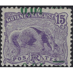 Guyane Française timbre N°93d variété neuf**.