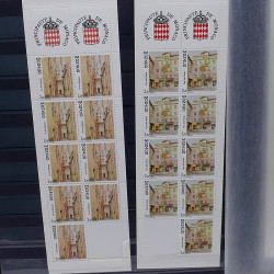 Lot de timbres de Monaco 1971-2004 neufs en 2 albums.