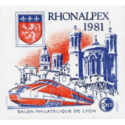 Bloc C.N.E.P. N°2 Rhonalpex 1981 neuf**.