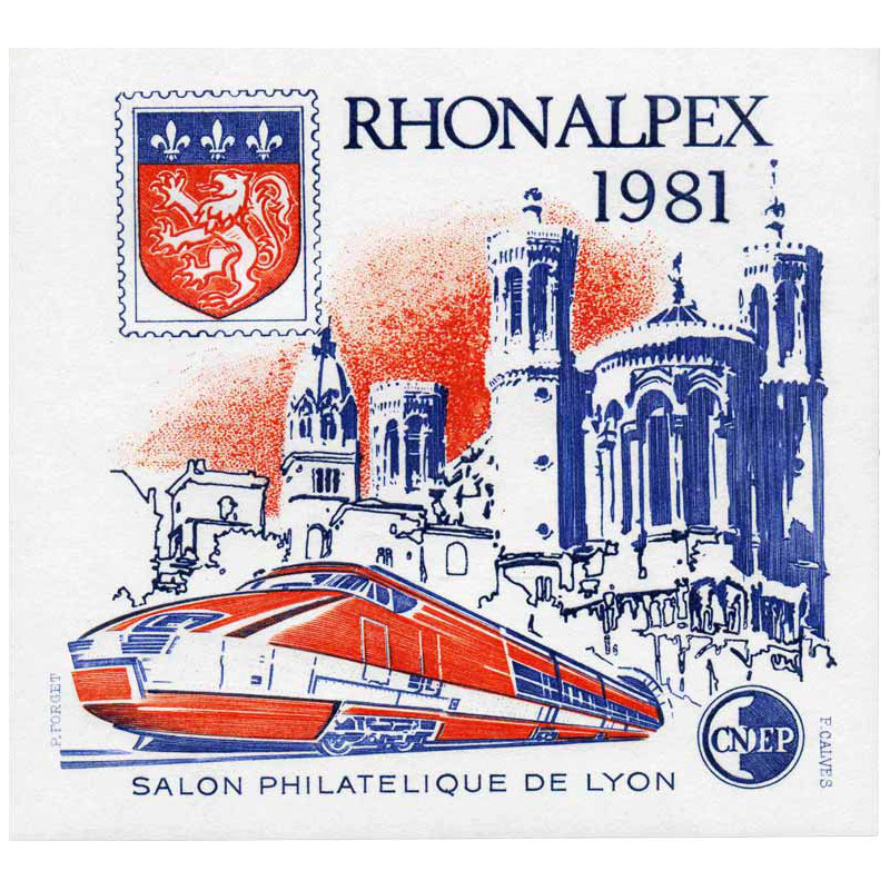 Bloc C.N.E.P. N°2 Rhonalpex 1981 neuf**.