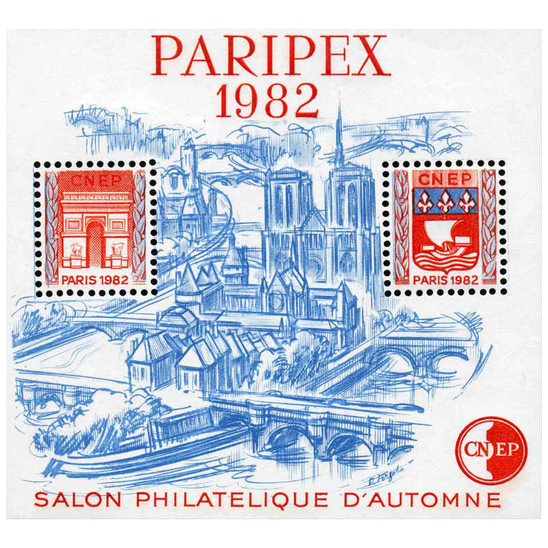 Bloc C.N.E.P. N°3 Paripex 1982 neuf**.