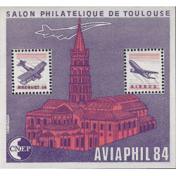 Bloc C.N.E.P. N°5 Aviaphil 1984 neuf**.