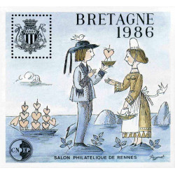Bloc C.N.E.P. N°7 Bretagne 1986 neuf**.