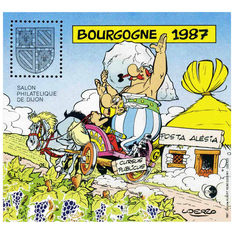 Bloc C.N.E.P. N°8 Bourgogne - Astérix 1987 neuf**.