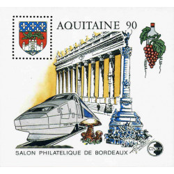 Bloc C.N.E.P. N°12 Aquitaine 1990 neuf**.