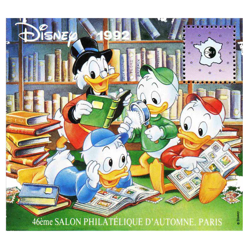 Bloc C.N.E.P. N°16 Disney 1992 neuf**.