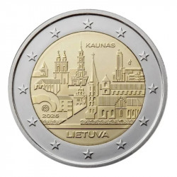 2 euros commémorative Lituanie 2026 - La ville de Kaunas.