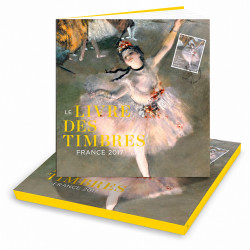 Livre des timbres de France de l'année 2017.