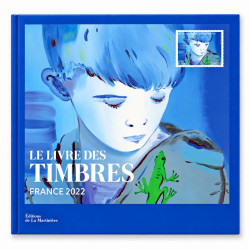 Livre des timbres de France de l'année 2022.