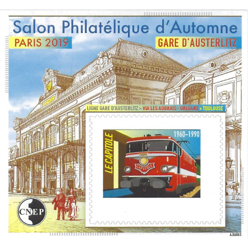 Bloc C.N.E.P. N°81a Le Capitole 2019 non dentelé.