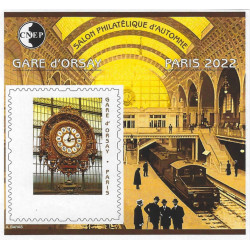 Bloc C.N.E.P. N°90a Gare d'Orsay Paris 2022 non dentelé.