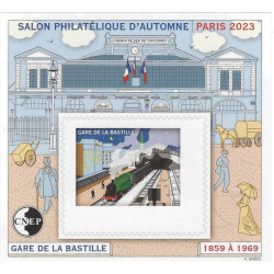 Bloc C.N.E.P. N°93a Gare de Bastille 2023 non dentelé.