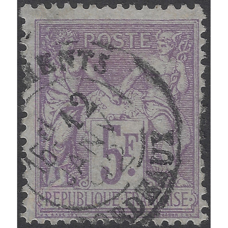Sage timbre de France N°95 oblitéré.