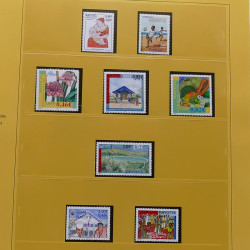 Collection timbres de Mayotte 1997-2011 neufs** complet en album Safe.