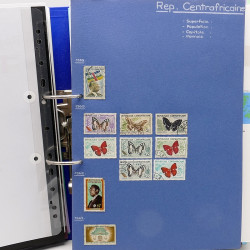 Lot de timbres France et Monde à trier en un carton.