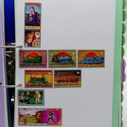 Lot de timbres France et Monde à trier en un carton.