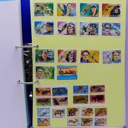 Lot de timbres France et Monde à trier en un carton.