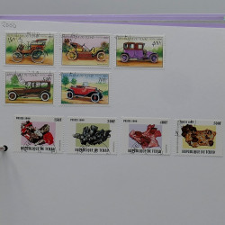 Lot de timbres France et Monde à trier en un carton.