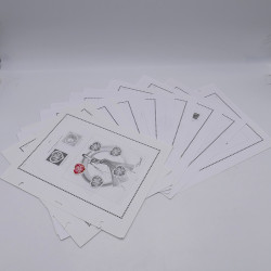 Lot massif de timbres France et Monde à trier en un carton.