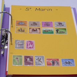 Lot massif de timbres France et Monde à trier en un carton.