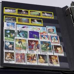 Lot massif de timbres France et Monde à trier en un carton.