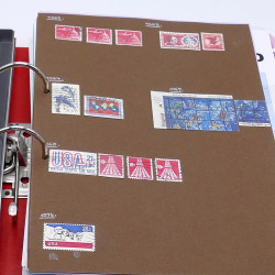 Lot massif de timbres France et Monde à trier en un carton.