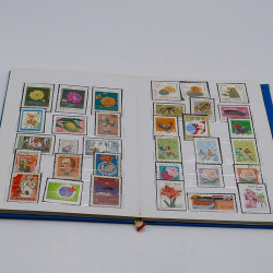 Lot massif de timbres France et Monde à trier en un carton.