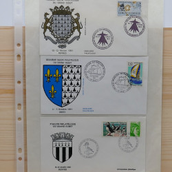 Lot de timbres France et Monde à trier en un carton.