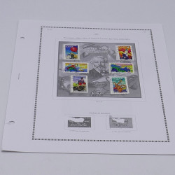 Lot de timbres France et Monde à trier en un carton.