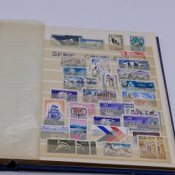 Lot massif de timbres France et Monde à trier en un carton.