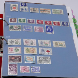 Lot massif de timbres France et Monde à trier en un carton.