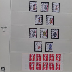 Collection timbres de Saint Pierre et Miquelon 1963-2024 neufs en 3 albums.