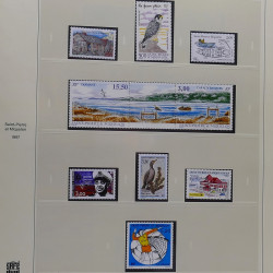 Collection timbres de Saint Pierre et Miquelon 1963-2024 neufs en 3 albums.