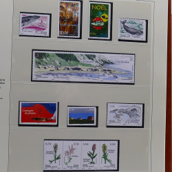 Collection timbres de Saint Pierre et Miquelon 1963-2024 neufs en 3 albums.