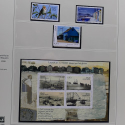 Collection timbres de Saint Pierre et Miquelon 1963-2024 neufs en 3 albums.