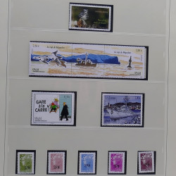 Collection timbres de Saint Pierre et Miquelon 1963-2024 neufs en 3 albums.