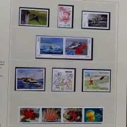 Collection timbres de Saint Pierre et Miquelon 1963-2024 neufs en 3 albums.