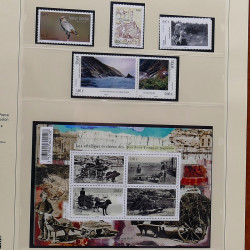Collection timbres de Saint Pierre et Miquelon 1963-2024 neufs en 3 albums.