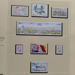 Collection timbres de Saint Pierre et Miquelon 1963-2024 neufs en 3 albums.